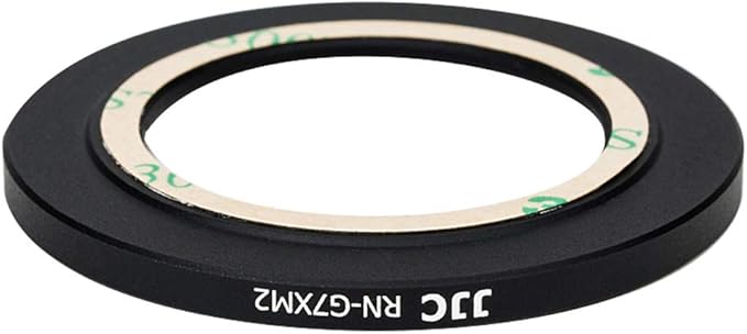 JJC Dedicated Metal 49mm Thread Filter Adapter Lens Adapter for Canon PowerShot G7X III II G5X Installing UV CPL ND Filter, Includes 49mm Snap-On Lens Cap & Cap Keeper String