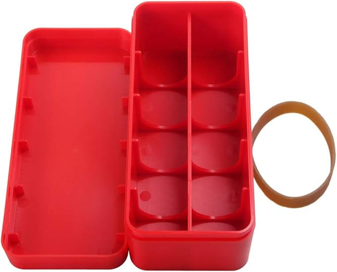 Hard Plastic Film Storage Box Case Container for 120 135 220 35mm Film Mix Color (Red)