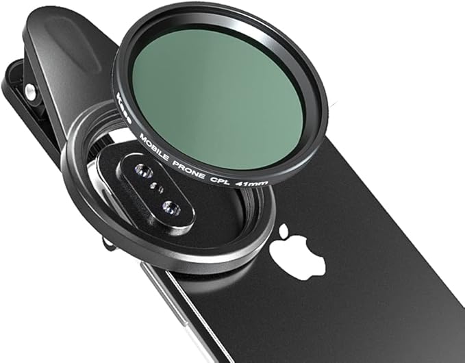 Kase 41mm Magnetic Polarizing CPL Filter for iPhone,Cell Phone Camera Lens Circular Polarizer Filter with Clip for iPhone 14 13 12 11 8 7 XR X XS,Samsung Xiaomi OnePlus