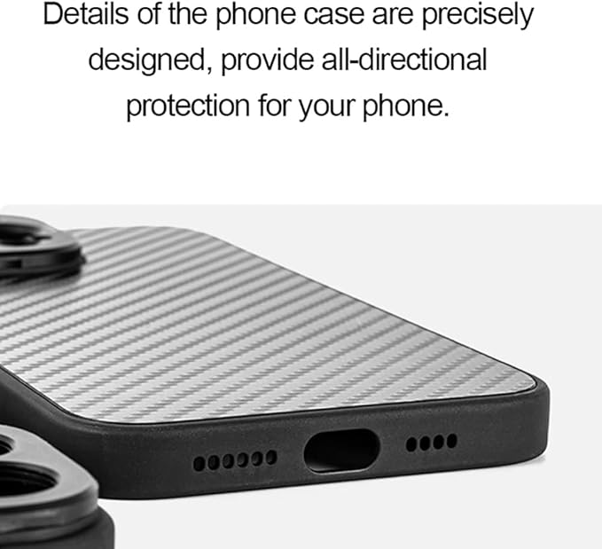 Kase M17 Phone Lens Mount Protective Case Compatible with iPhone 15 Pro Max, Master Macro Lens & All 17mm Thread Smartphone Lens Black