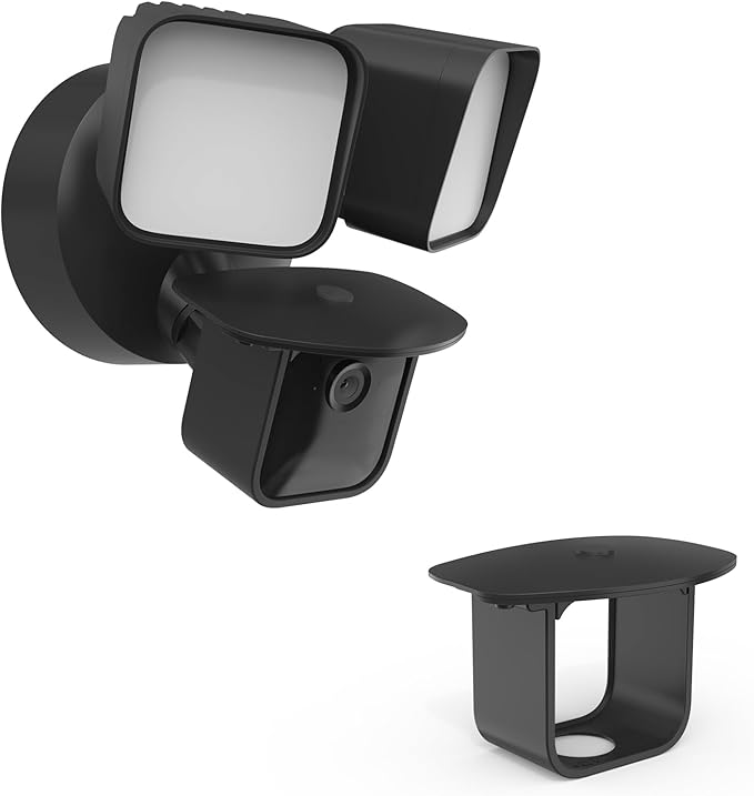 HOLACA Sun Rain Shade Camera Cover for Blink Wired Floodlight Camera (Black)