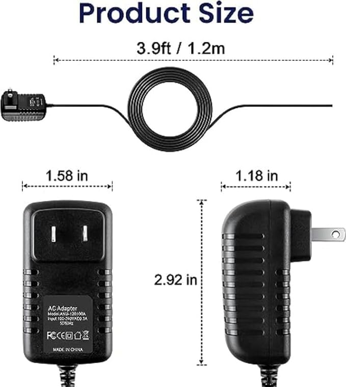 GizMac 5V USB Type C AC/DC Charger for ULANZI U200 2500K-8500K Smartphone Video Rig with Light 7.4V 8000mAh Battery 20W DC5V USB Type C Replacement Power Supply Adapter Cord Cable