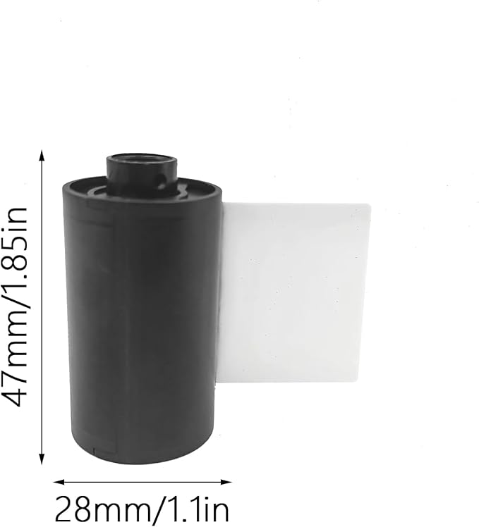Pack of 5 Reloadable Film Canisters Film Cassettes for 35mm/135mm Cameras High Durability and Easy Loading Storage Case