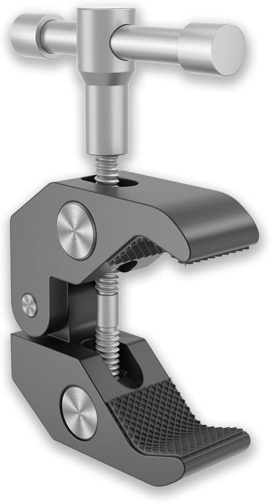 REFLEX CAMERA Super Clamp with 1/4" and 3/8" Thread Ideal Magic arm clamp with Rotary Handle for Photography, Tripod, Lights, Umberellas, DSLR Cameras, Shelves, Rods, Light Stands - Fully Adjustable