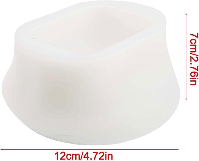 Noteflora SILICONE Rubber Soft Light Shade Diffuser For MagMod And Compatible With For Godox V1 Speedlite Camera Flash, White Modular Lamp Cover