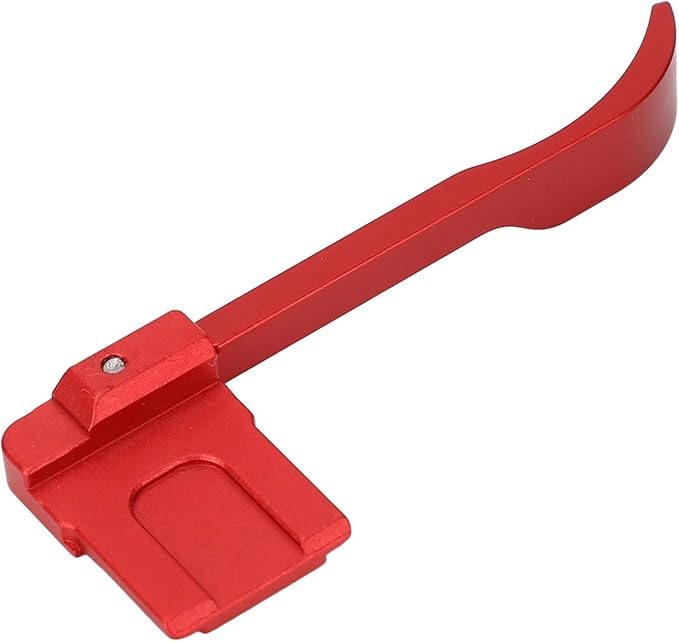Thumb Up Grip for A6700 Cameras, Metal Thumb Up Rest Hand Grip, Hot Shoe Thumb Grip, for Stable and Hand Hold (Red)