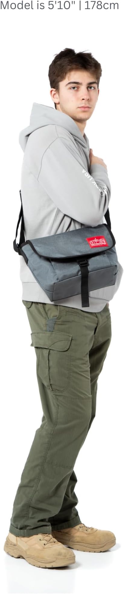 Manhattan Portage Aperture Camera Bag Water-Resistant DSLR & Tech Crossbody with Removable Padded Insert (Navy)
