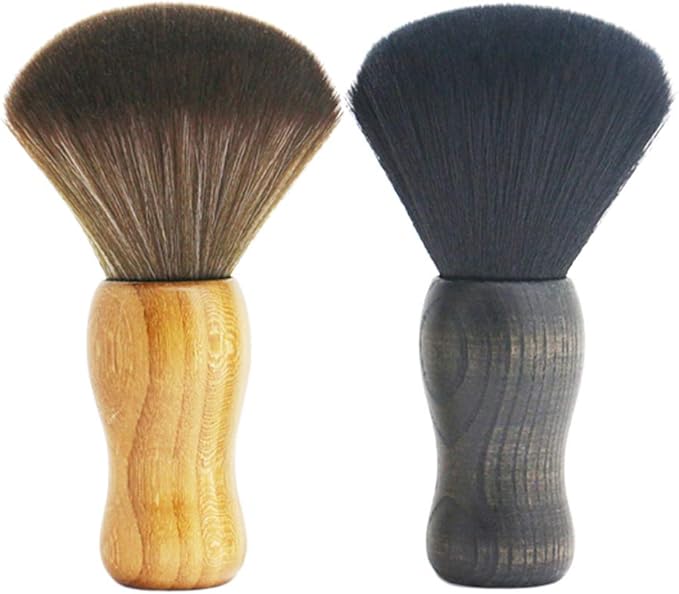 Tebatu Anti-Static Wooden Handle Hair Record Cleaning Brush Stylus Dust Remover for LP Vinyl Record Turntable Player