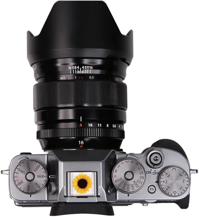 Foto&Tech Camera Hot Shoe Cover Compatible with Nikon Z5 Z6 Z6 II Z7 7 II Z9 Cameras (Sunflower)