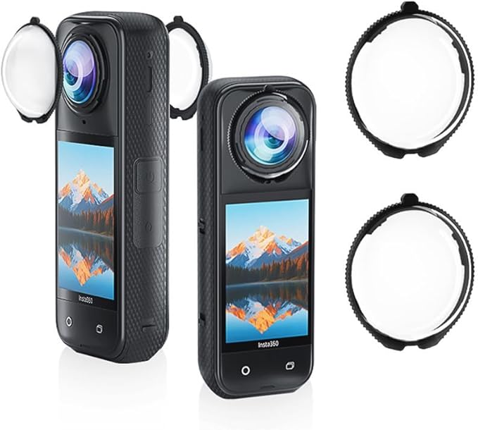 Coyktonty Lens Guard/Lens Protective Cover for Insta360 X5, 9H hardness High transmittance,Waterproof Dustproof (Optical Glass)