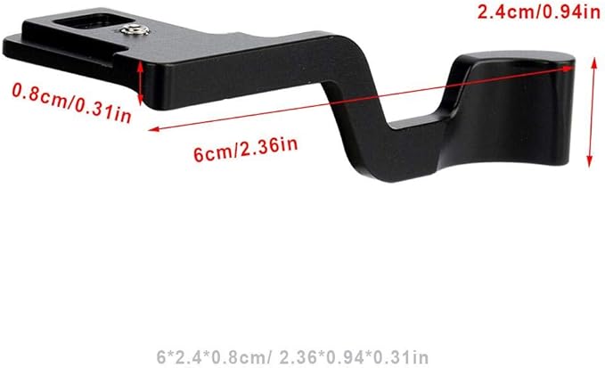 Thumb Up Grip, Aluminum Alloy Camera Thumb-up Ergonomic Shape Grip for -20