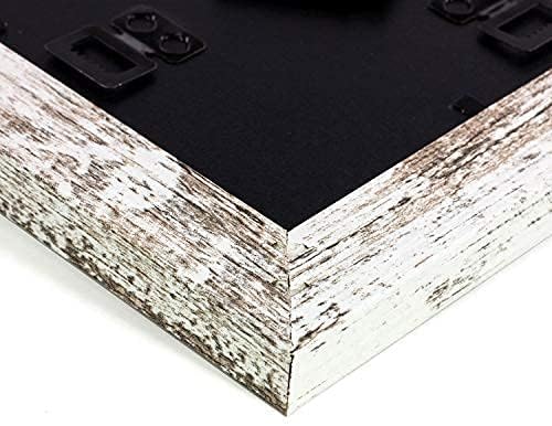 kennethan Rotten White 5x7 inch Picture Frame Wide Molding - Wall Mounting Material Included