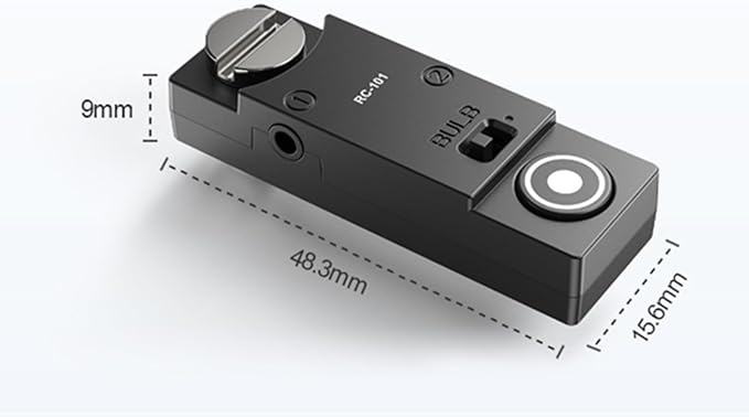 for GH Cameras Shutter Wire Remote Control RC101-L1 T0 GH5S S5 S5M2X S5II GH4 GH6 G9 G85 Remote 1/4 Screw Fixing Small Release Button Handle