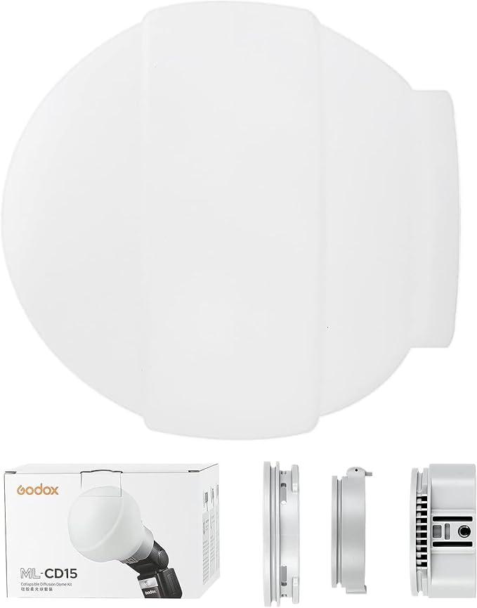 Godox Diffuser ML-CD15 Flash Diffuser Kit - Portable and Versatile Lighting Accessories for Round and Square Speedlights