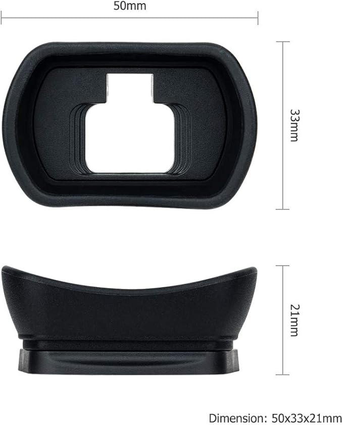 Kiwifotos DK-29 Long Soft Viewfinder Eyecup Eyepiece for Nikon Z5 II Z5II Z6III Z6 III Z7II Z7 II Z6II Z6 II Z7 Z6 Z5 Mirrorless Cameras, Replaces Nikon DK-29 Eyecup Eye Cup