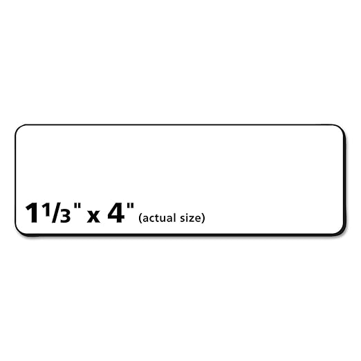Avery Averyamp;reg; Easy Peel Address Labels for Inkjet Printer, 1-1/3 x 4, White, 350/Pack
