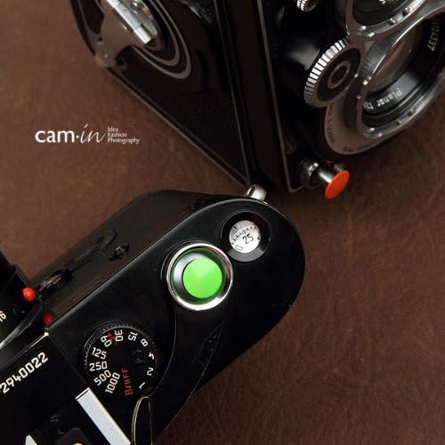 cam-in CAM9073 Soft Shutter Button, Release Button, Ultra-Thin, Convex Surface (Diameter 0.4 inches (9 mm)), Green