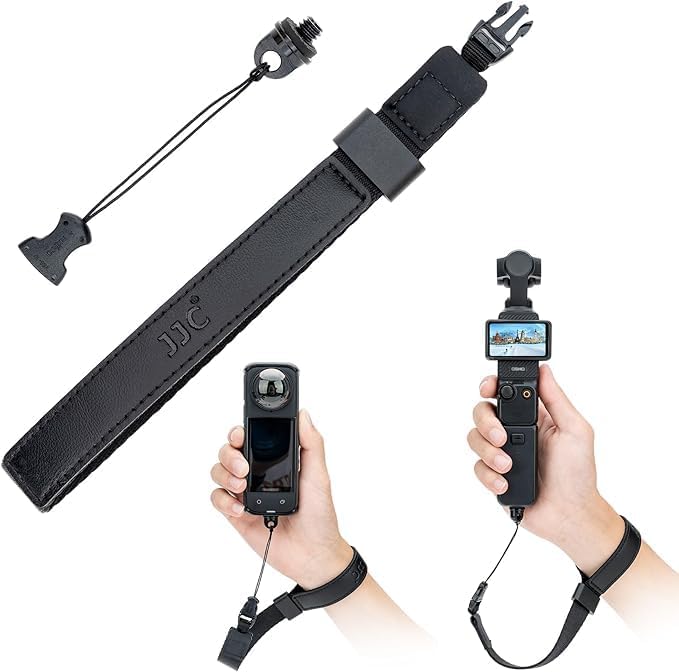 Adjustable Nylon Camera Hand Wrist Strap Lanyard with 1/4"20 & Quick Release Design for DJI Osmo Pocket 3 Pocket3 Creator Combo Accessories Xtra Muse Osmo 360 Insta 360 X5 X4 X3 Mobile 7P 6 Stabilizer