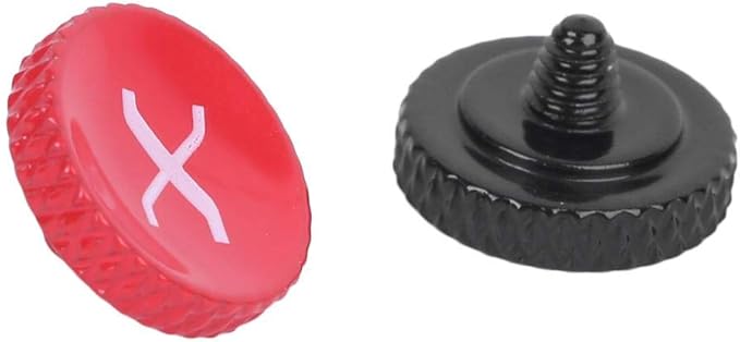 M ugast Shutter Release Button,Small Lightweight All Metal Camera Shutter Release Button with Rubber Ring,for Fuji X Series Cameras(2 Pack)