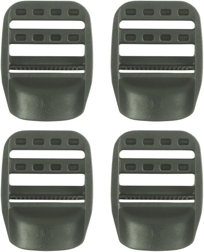 1 Inch Ladder Lock Buckles, Set of 8, Tactical Belts and Webbing Straps Replacement