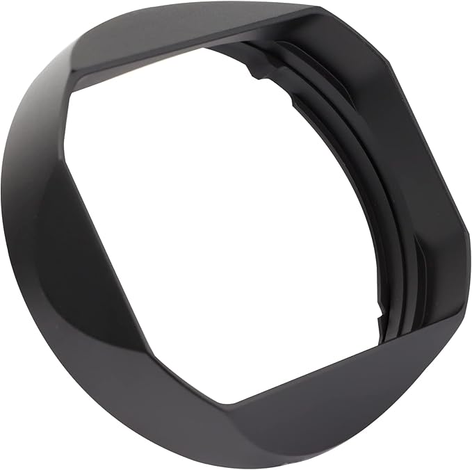 Haoge LH-XF56II Lens Hood Metal Square Bayonet for Fujifilm XF56mm F1.2 R WR Lens, Fuji XF 56MM F1.2 Mark II Lense Hood, with Metal Front Cap