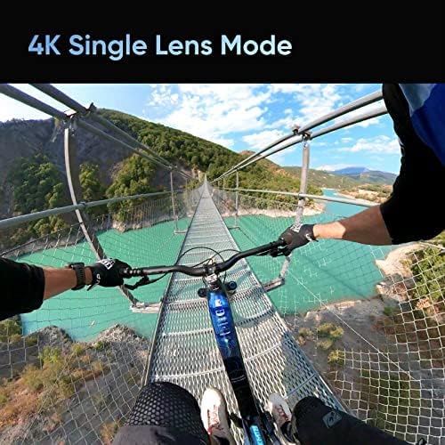 Insta360 X3 Tripod Selfie Stick Bundle- Waterproof 360 Action Camera with 1/2" 48MP Sensors, 5.7K 360 HDR Video, 72MP 360 Photo, 2.29" Touchscreen, AI Editing |Bundle Includes 2-in-1&256GB