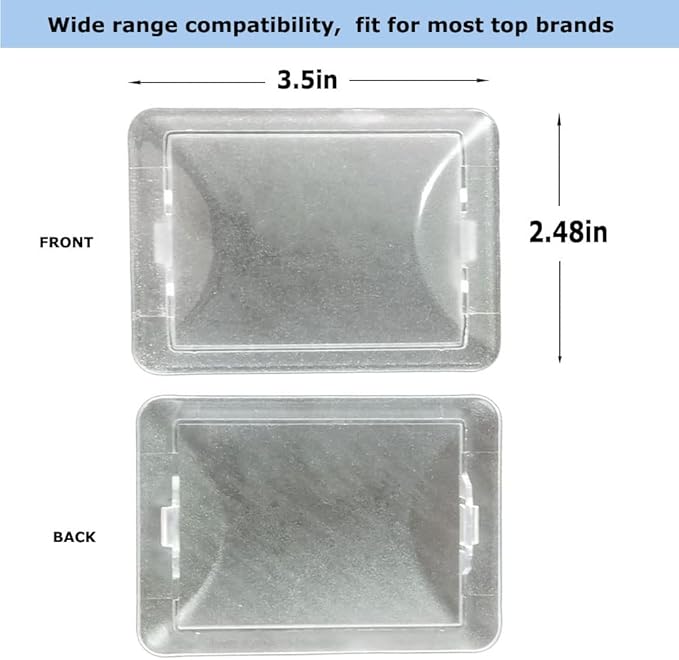 2 Pack SB03293051 Light Lens Cover Replacement for Broan Vent Hood PM390, PME300, AP5610530, B03293051, 1515107