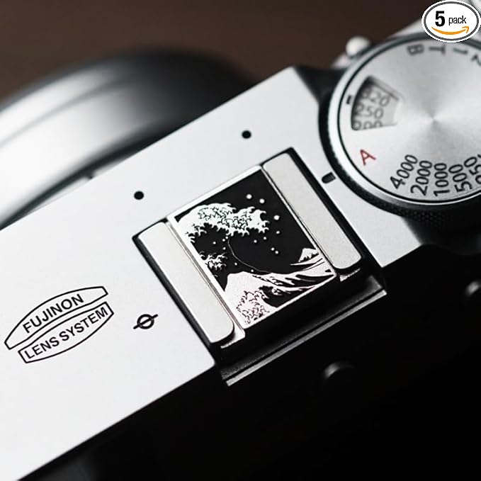 DBZZ Camera hot Shoe Cover and Shutter Buttons Soft Shutter Release Button - Compatible with Fuji xt5 xt50 xt30 xt200 xt100 xpro2 xpro3 (fsh Cover)