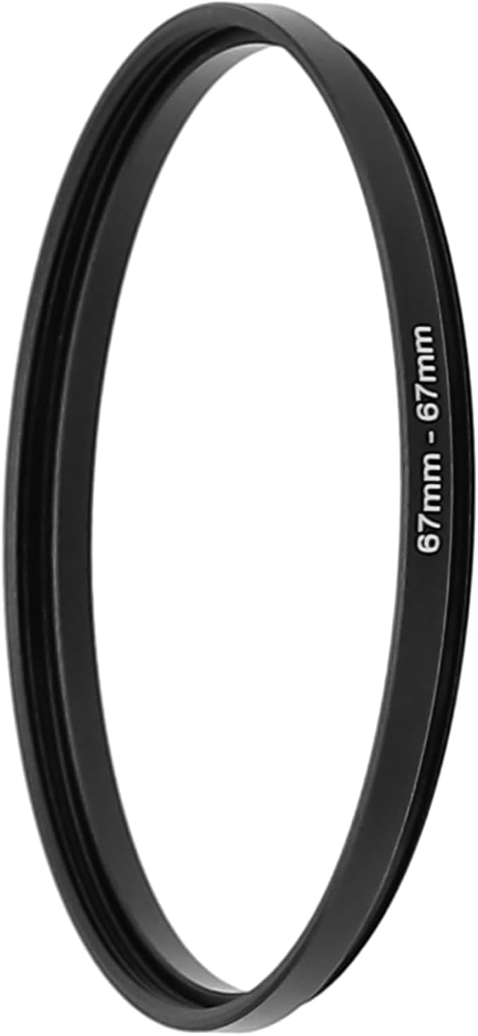 67-46/49/52/55/58/62/67/72/77/82/86/95/105mm Step Up & Step Down Rings Adapter for Camera Lens and Filters 67-67 Filter Adapter Ring 67mm Lens to 67mm Filters