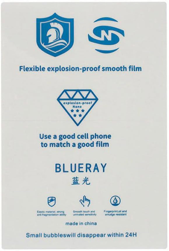 50pcs TPU Anti-blue ray protective film,film cutting machine hygrogel protector,HD smooth touch, eye protection,self-healing phone lcd skin sheet,scratch resistant membrane