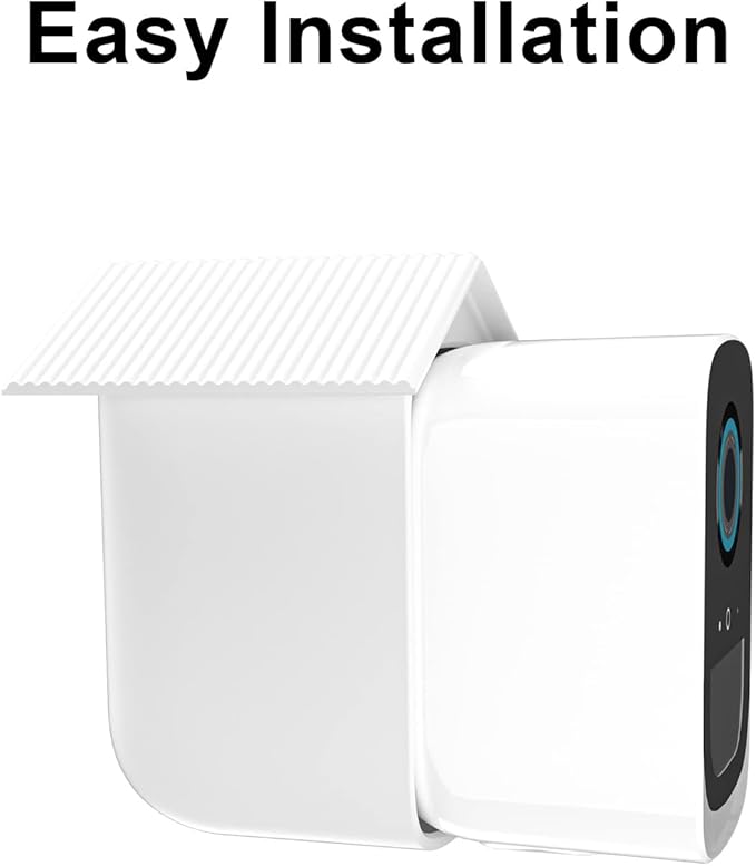Camera Silicone Protective Cover/Case/Skin for eufy Security eufyCam 2C Cam & eufyCam 2C Pro Wireless Home Security Outdoor Camera, Protection Against UV Rays and Rain