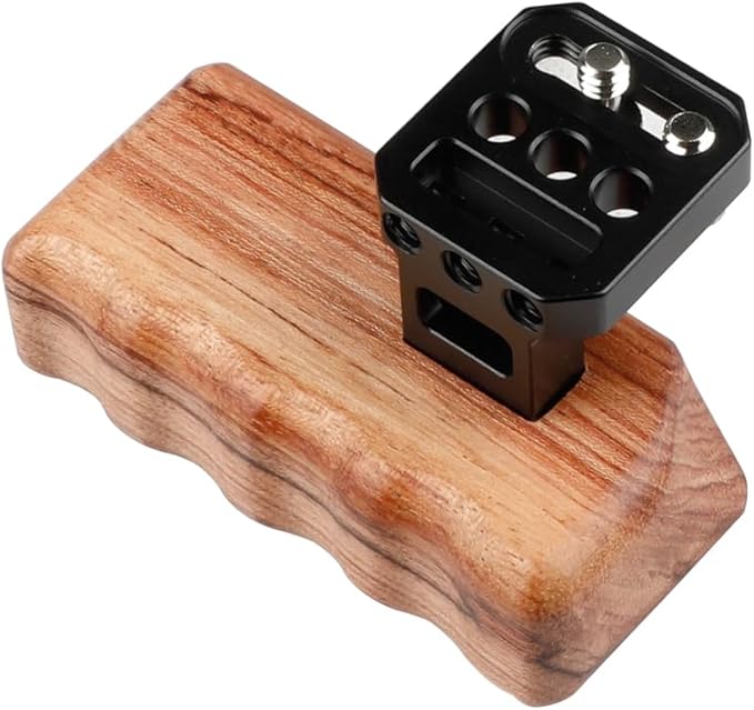CAMVATE Wooden Handle Grip for Panasonic Camera GH Series(Left Hand) - 1648