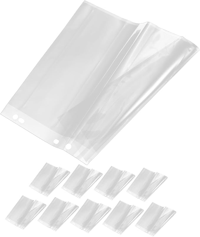 10pcs Negative Film Sleeves Storage Pouches for Heavy Duty Binders Collection Preservation