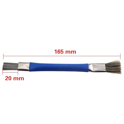 3PCS Blue Dual Head Multi Purpose Static Brush Computer Electronic Component Anti Static IC Cleaning Tool Suitable for Circuit Board and Keyboard