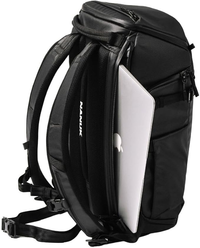 NANUK N-PVD 18L Backpack Camera Bag for Photographers – Hardshell & Highly Water-Resistant | Fits 1 to 2 Camera Bodies, 2 Lenses, Tripod, 14" Laptop, & More