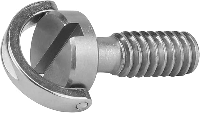 Shaft D-Ring 1/4 Inch Screw for Camera Tripod Monopod QR Plate,Quick Release Plate