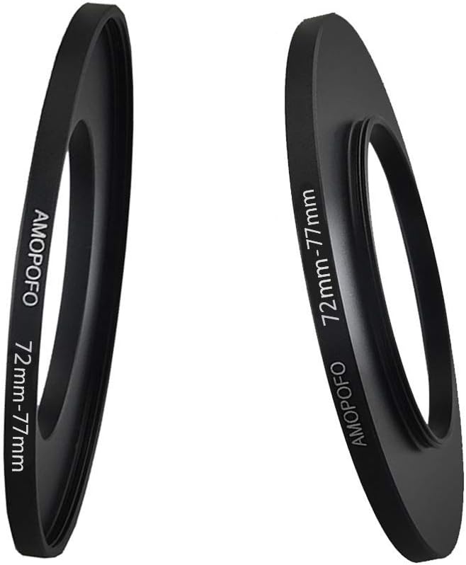 72mm to 77mm Step-Up Ring Filter adapter/72mm to 77mm Camera Filter Ring for 77mm UV,ND,CPL,Metal Step Up Ring