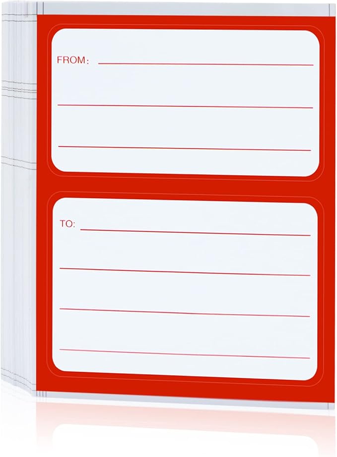 60 Sheets Address Mailing Labels, Self Adhesive Mailing Labels Stickers, Postage Address Labels for Packages, Envelopes, Office (Style 1)