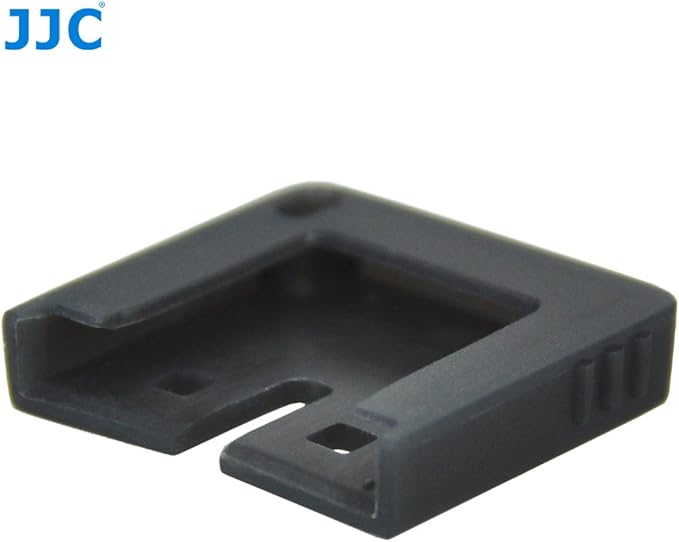 JJC 2X Connector Protector Cover for Sony MI Shoe, Black Plastic, Fits Flashes, Microphones, Video Lights, Easy to Install, Protects Terminals, Stores Devices