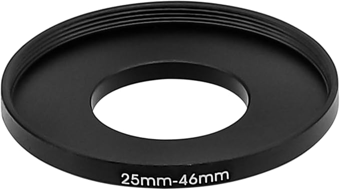25-28/37/46/52mm Step Up & Step Down Rings Adapter for Lens and Filter 25-46 Filter Adapter Ring 25mm Lens to 46mm Filters