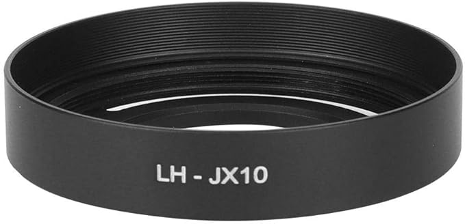 Hollow Metal Lens Hood - Compact Lens Hood - Detachable Camera Lens Hood - for X10/X20/X30 Camera(Black)