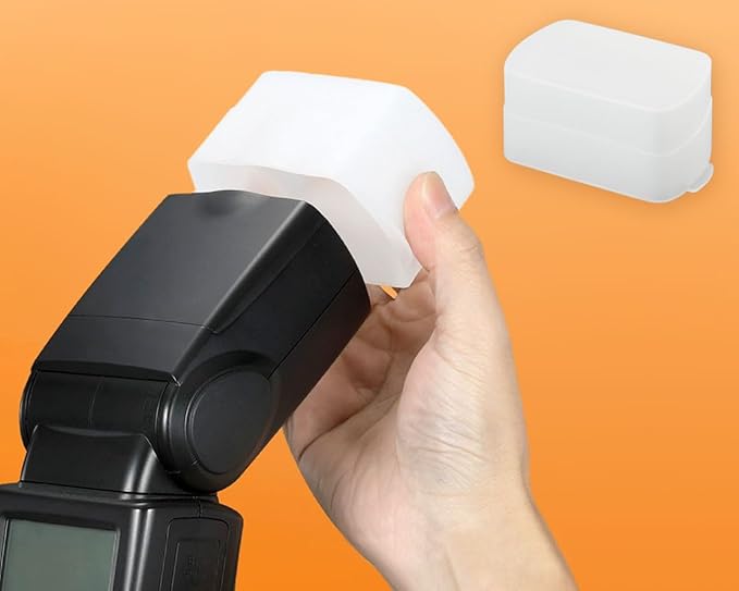 DS. DISTINCTIVE STYLE 3-Pack Flash Diffuser for Speedlight Light Diffuser Softbox Compatible with Godox V1 TT600 V850II V860II TT685 Yongnuo YN560III 568EX 568EXII 565EX Canon 580EXII 580EX