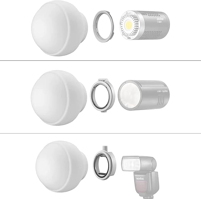 Godox Diffuser ML-CD15 Flash Diffuser Kit - Portable and Versatile Lighting Accessories for Round and Square Speedlights