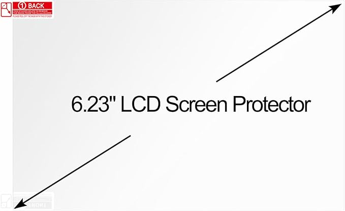 5PCS 6.23 inch LCD Screen Protector Film: Scratch-Resistant High Light Transmittance Protective Films for LCD Resin 3D Printer Anycubic Photon Mono 4K