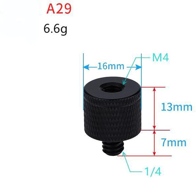 Camera Microphone Quick Release Flash Tripod Adapter Mount Kit Hot Shoe 1/4 to 3/8 M5 M6 M8 Male Female Convertion Thread Screws Series Set for Go pro Insta360 (15 Pcs MS)