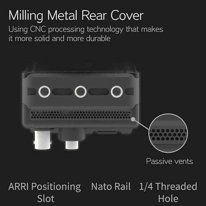 Portkeys LEYE SDI Electronic Viewfinder 2.4 Inch LCD Monitor with Battery Plate [Adjustable Diopter +8D~-3D]