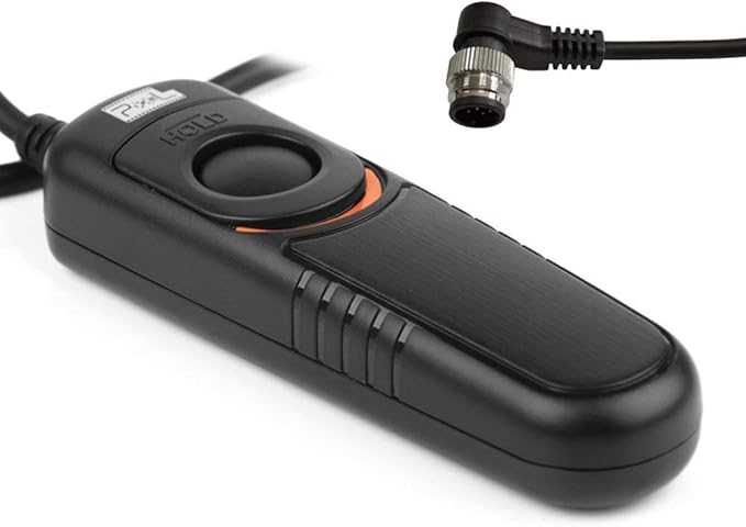Pixel Remote Commander Shutter Release Cable DC0 Shutter Remote Control Cable for Nikon Fujifilm Kodak Replaces Nikon Remote Cord MC-30A
