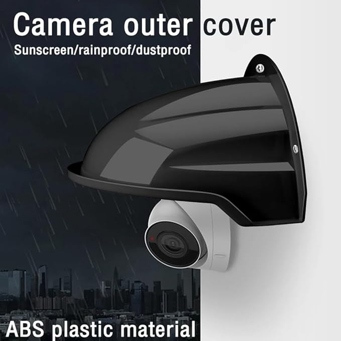 Kopinma Protective Cover Shield Wall Waterproof Rainproof Cover Outdoor Camera Protection Box Security Camera Outer Cover-A Easy Install Easy to Use
