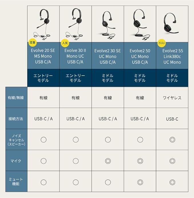 Jabra Evolve 20 SE Mono Headset - Microsoft Certified Headphones for VoIP Softphone with Passive Noise Cancelling - USB-C/A - Black