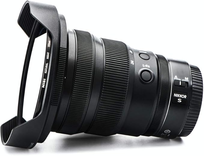 NiSi 112mm Circular Natural Night | Light Pollution Blocking Lens Filter for Nikon Z 14-24mm f/2.8S | Night and Astro Photography